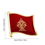 Laos Flag Badge Pin Lapel Pin Badge for Backpack