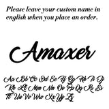My Shape Custom Name Phone Number Keychain for Car Anti-lost Keyrings Personalized Name Keyholder Stainless Steel Jewelry Gifts