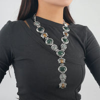 Large Heavy Chunky Necklace For Women Statement Vintage Fashion Jewelry Long Drop Daily Accessories Wholesale Holiday Gift MQ522