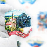 German Neuschwanstein Castle Fridge Magnet 3D Bavaria Travel Souvenir Fairytale Home Decor Unique Europe Gift with Strong Magnet