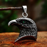 Beier Wholesale Stainless Steel Emboss Eagle Pendant necklace For Man Punk good detail Animal Jewelry BP8-542