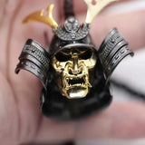 Robbery Ghost Warrior Japanese Samurai Undead Sterling Silver S925 Pendant Men and Women Domineering Necklace
