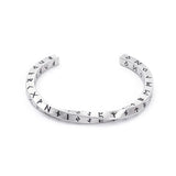 New Vintage 316L Stainless Steel Mobius Bangles For Men Fashion Nordic Vikings Letter Bracelets Party Jewelry Gifts Wholesale