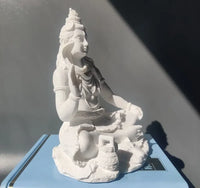 Sandstone Shiva Statue Yoga Figurine Zen Meditation Buddha Decor India Religion Feng Shui Craft  Home Decoration Accessories