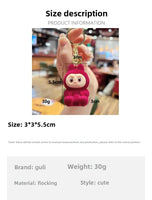 Cross-Border Hot Sale Cartoon Keychain Plush Key Holder Cute Doll Bag Pendant Toy Machine Hanging Decoration Flocking Sheep