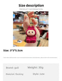 Cross-Border Hot Sale Cartoon Keychain Plush Key Holder Cute Doll Bag Pendant Toy Machine Hanging Decoration Flocking Sheep