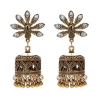 Pendientes Gypsy Ethnic Round Bells Indian Jewelry Earrings Vintage Tribe Jhumka Earrings Kolczyki Wedding Jewelry