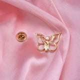 Hanreshe Classic Butterfly Psi Psychology Brooch Pins Medical Enamel Lapel Badge Jewelry Gift for Psychiatrist Doctor Nurse