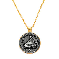 Anniyo American Samoa Pendant Necklaces With Glass Eastern Samoa Jewelry #D0106