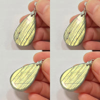 Pendant Natural Stone Irregular Shape Blue Purple Labradorite Pendant for Women Men Jewelry 1Pcs