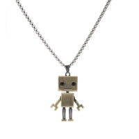 Hip hop Robot Net Red Necklace men and women couple sweater chain ins disco personality trend