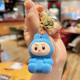 Cross-Border Hot Sale Cartoon Keychain Plush Key Holder Cute Doll Bag Pendant Toy Machine Hanging Decoration Flocking Sheep