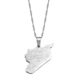 Anniyo Syria Lebanon Pendant Necklaces for Women Girls Jewelry