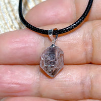 Natural Crystal Herkimer Diamond Pendant Hang Stone Gemstones Mineral Energy Reiki Home Decorations Gift Ore Crystals