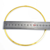 Anniyo (1Piece) Ethiopian Round Chokers Necklaces for Women Round  Circle Necklace Silver/Gold Color Choker Accessories #065606