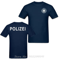 Unit Polizei Men Germany GSG 9 Counter Terrorism Special t-shirt Men Clothing Graphic T Shirt Harajuku Oversized Cotton Tees
