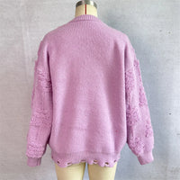 Christmas Sweater Women 2024 Korean Style O Neck Casual Loose Jumper Women Chic O Neck Peark Bow New Year Sweater Knitwear