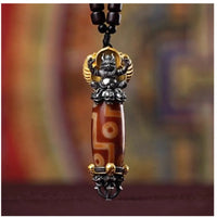 2025 New Tibetan Buddhist Tianzhu Pendant Buddha Statue Guardian Necklace for Men and Women to Wear as a Transformation Bead J