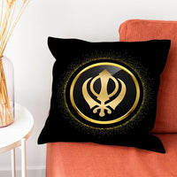 Sikh Khanda Sikhism Pillow Case Pillow Case Living Room Sofa Cushion Cover Suitable For Home Bedroom Room Decoration