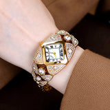 2025 New Women Watch Light Luxury Brand Diamond Inlaid Bracelet Watches Waterproof Ladies Fashion Quartz Clock Wristwatch Gift