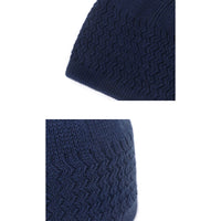 1pc Men's Casual Knitted Muslim Women Prayer Hats Winter Warm Beanies Cap Islamic Ramadan