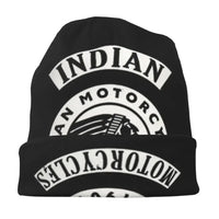 Indians Motorcycle Warm Knitted Cap Fashion Bonnet Hat Autumn Winter Outdoor Beanies Hats for Unisex Adult