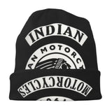 Indians Motorcycle Warm Knitted Cap Fashion Bonnet Hat Autumn Winter Outdoor Beanies Hats for Unisex Adult