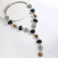 Large Heavy Chunky Necklace For Women Statement Vintage Fashion Jewelry Long Drop Daily Accessories Wholesale Holiday Gift MQ522