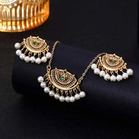 Luxury Retro Indian Crystal Bridal Jewelry Set Ethnic African Beads Tassel Jhumka Rhinestone Earrings Necklaces Sets Bijoux Gift
