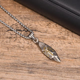 Punk Wishing Stone Necklaces for Men Boys,Stainless Steel Sun Pattern Lion Head Pendant Necklaces,Birthday Anniversary Gift
