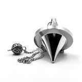 Ya.x Spinning Top Design Reiki Pendulum for Divination,Chakra Testing & Spiritual Energy Brass  Metal Pendulum