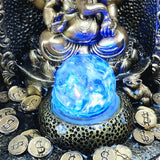 Lucky Ganesha Statue Elephant Hindu God of Success Resin India Idol Desktop Water Fountain Perfect Gifts for Wedding and Diwali