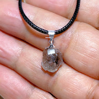 Natural Crystal Herkimer Diamond Pendant Hang Stone Gemstones Mineral Energy Reiki Home Decorations Gift Ore Crystals