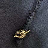 Vintage Hand-knitted Lanyard Keychain Biker helmet Pendant Paracord Rope weave Accessories Bag Hanging Handmade Car Keyring