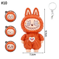 Face Changing Keychain Fun Backbag Ornament Hanging Decoration Kawai Surprise Gifts Creative Cartoon Anime Car Keyring Decor