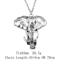 Birthday Gifts Necklace 45Cm Or 70Cm Long Chain Elephant Neck Decoration Choker Neck
