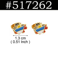 Anniyo Guadeloupe Reunion Island Martinique French Guiana Antigua Map Earrings for Women Girls Stainless Steel Jewelry #533962