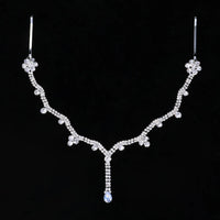 Boho Grecian Gem Pendant Rhinestone Forehead Jewelry Chain Indian Bridal Hair Clip Accessories Head Chain For Women Wedding Gift