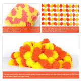 10-100pcs Marigold Flower Garland Decoration Artificial Flowers Indian Decor Diwali Pooja Day of The Dead wedding Mexican Party