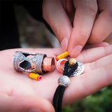 Retro Six Character Buddhist Sutras Scripture Barrel Pendant Women Jewelry Trendy Men Amulet Necklace Male Female Accessories