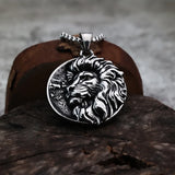 Animal Lion Titanium Steel Pendant Fashionable and Personalized European and American Style Jewelry Stainless Steel Necklace