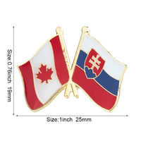 Flag Laple Pin Badge Brooch Canada friendship Ethiopia Ireland Brazil Pakistan Belgium Poland Germany Russia Philippines Finland