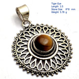 Genuine Agate Labradorite Jasper Agate Sodalite Blue Topaz Amethyst Turquoise  Pendant  Sillver  Overlay over Copper