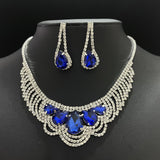 Ladies' Fashion Design Geometric Claw Chain Series Necklace Earrings Jewelry Set Suitable for Wedding, Party, Festival Gifts