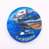 World Famous Resorts Travelling Souvenirs Fridge Magnets Germany Denmark Tourist Souvenirs Magnetic Stickers for Message Board