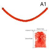 1Pc Indian Style Marigold Flower Garland With Flowers For Day Of The Dead Diwali Home DIY Craft Party Halloween Party Decor