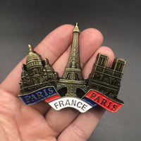 UK Italy Rome France Paris American Qatar Metal Fridge Magnet Magnetic Refrigerator Decoration Sticker Leaning Tower Of Pisa Sou