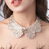 Pearl Beaded Lace Trim Collar Ribbons Women Necklace Wedding Jewelry for Clothes Dress  Beads Crystal Collar Wedding Jewelry
