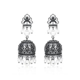 Gypsy Jewelry Retro Ethnic Indian Jhumka Crystal Small Bells Beads Drop Tassel Earrings Women Bohemian Statement Jhumki Tribal