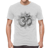 Om Aum Symbol Goa T Shirts Men Fashion T Shirts Namaste Buddhism Hinduism Tshirts Cotton Oversized Tee Tops Clothes